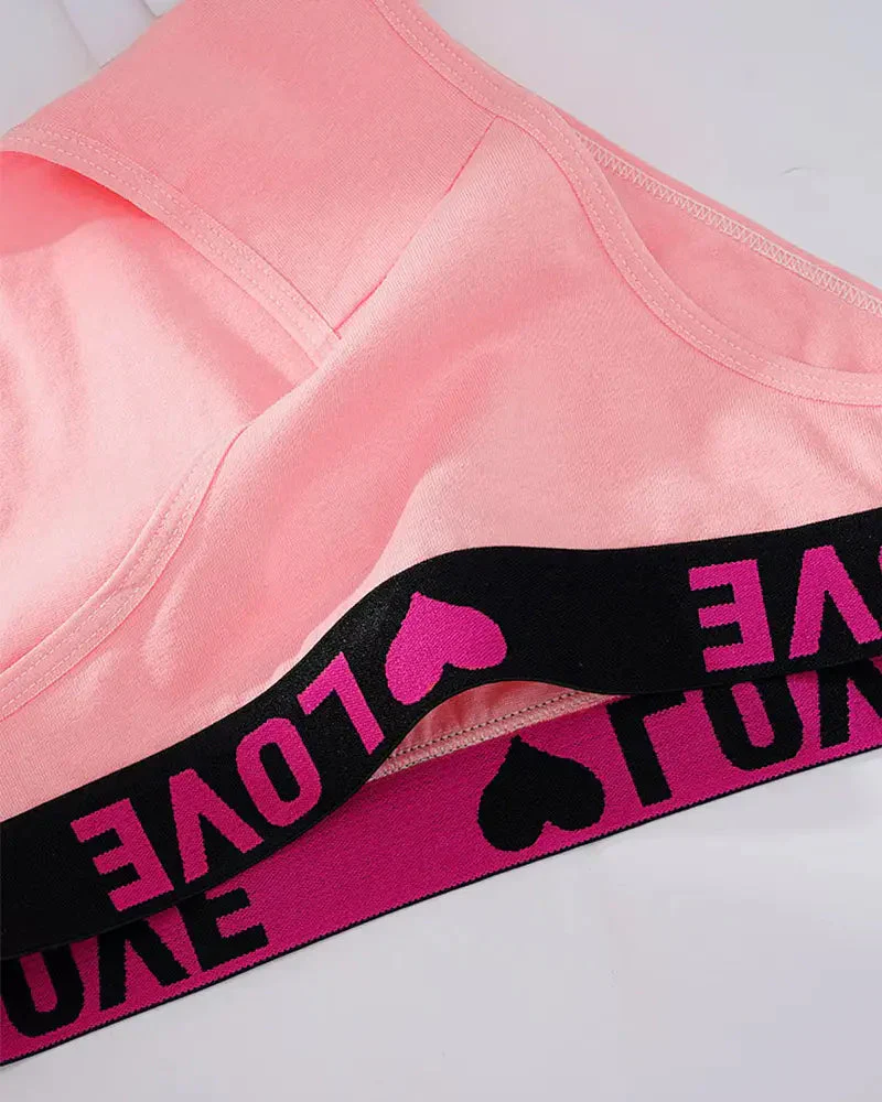 Women's High Rise Love Letter Tape Panties（6 Pack） - Image 7