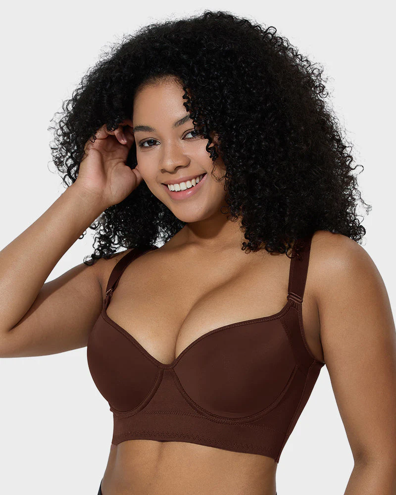 Back Smoothing Underwire Push Up Bra - Image 9