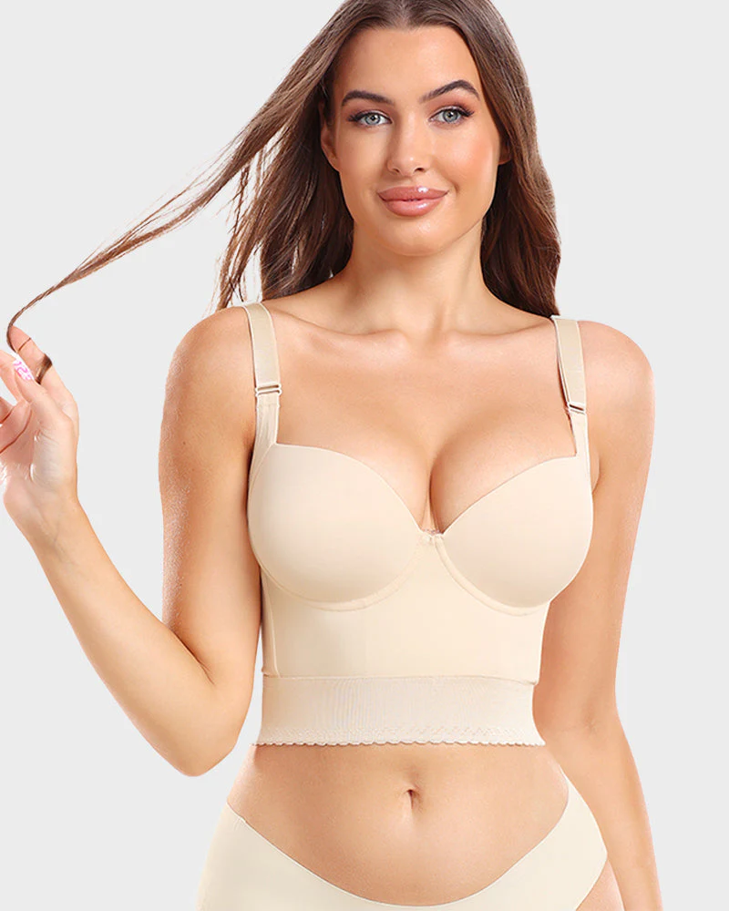 Built-In Shapewear Longline Push-Up Bra - Image 26