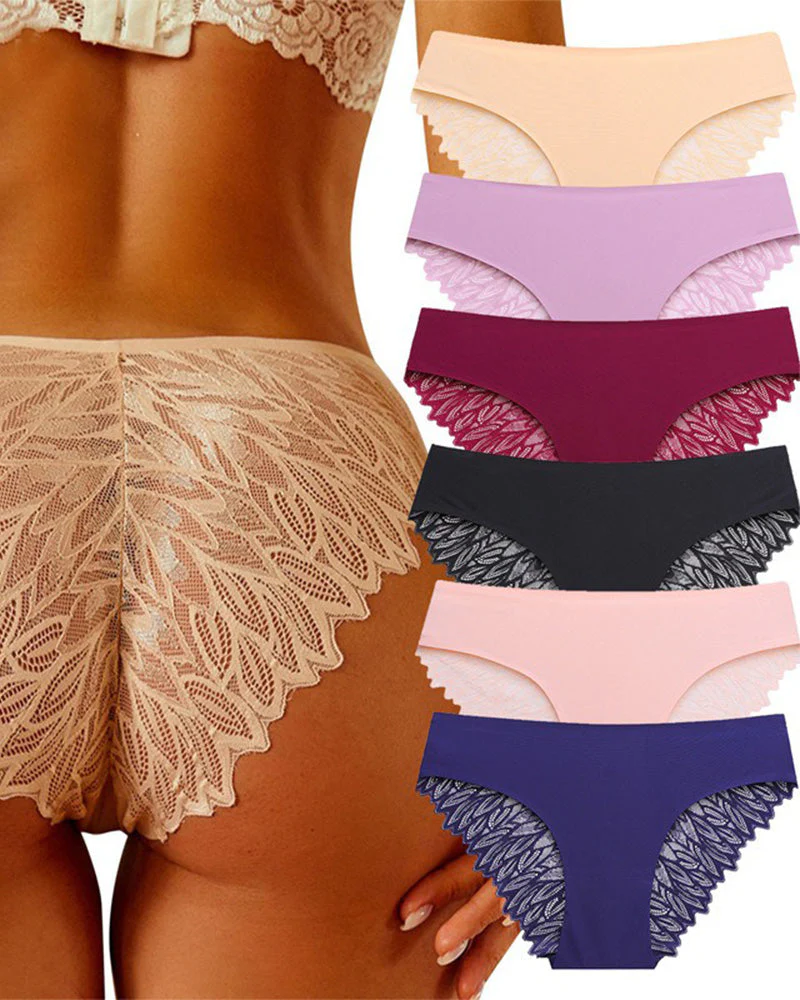 Lace No Show Seamless Cheeky Panty - Image 7