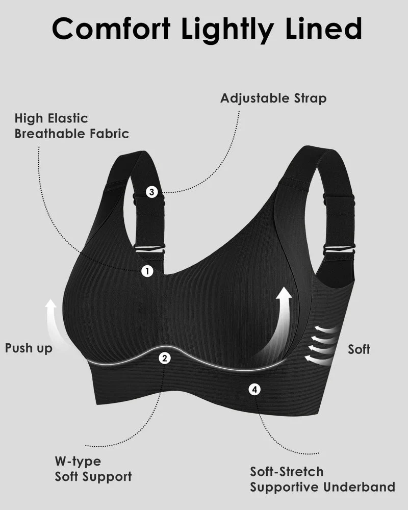 Comfort Full Coverage Wireless Lightly Lined Bra - Image 12