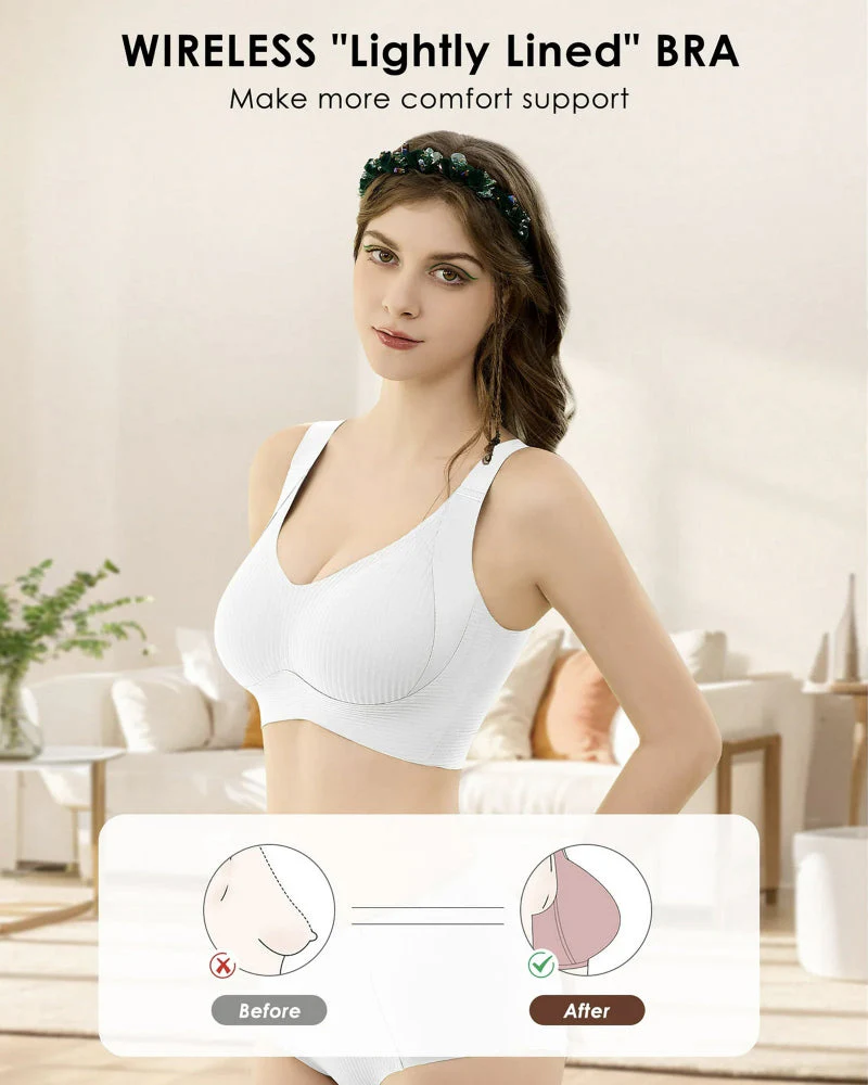 Comfort Full Coverage Wireless Lightly Lined Bra - Image 17