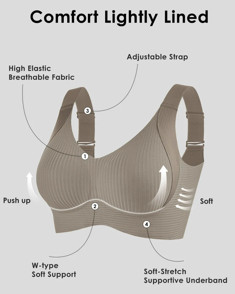 Comfort Full Coverage Wireless Lightly Lined Bra - Image 24