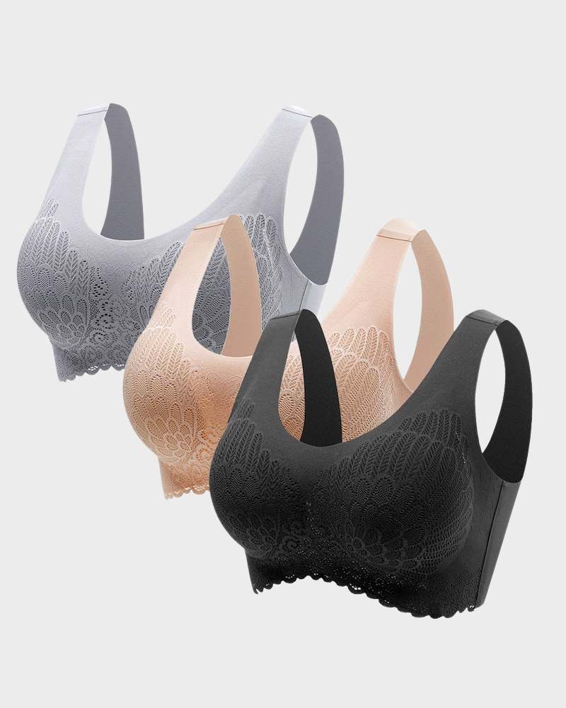 Comfortable No Wire Seamless Bras（3 pieces） - Image 12
