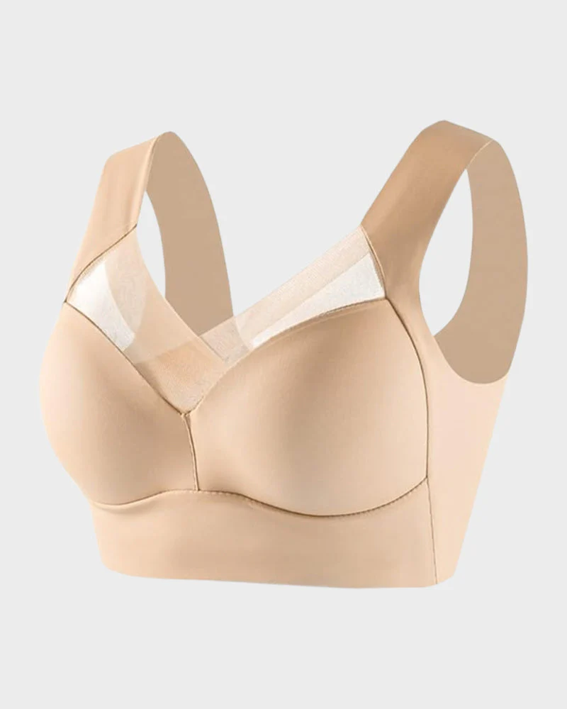Comfortable Smoothing Mesh Bra - Image 32