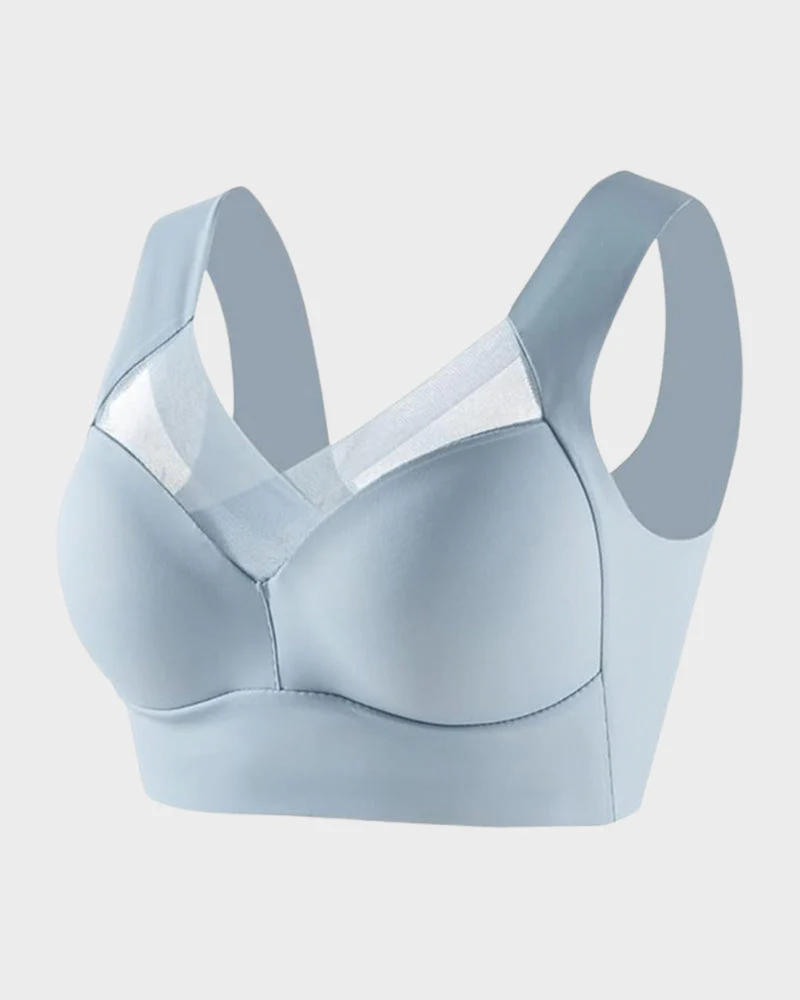 Comfortable Smoothing Mesh Bra - Image 33