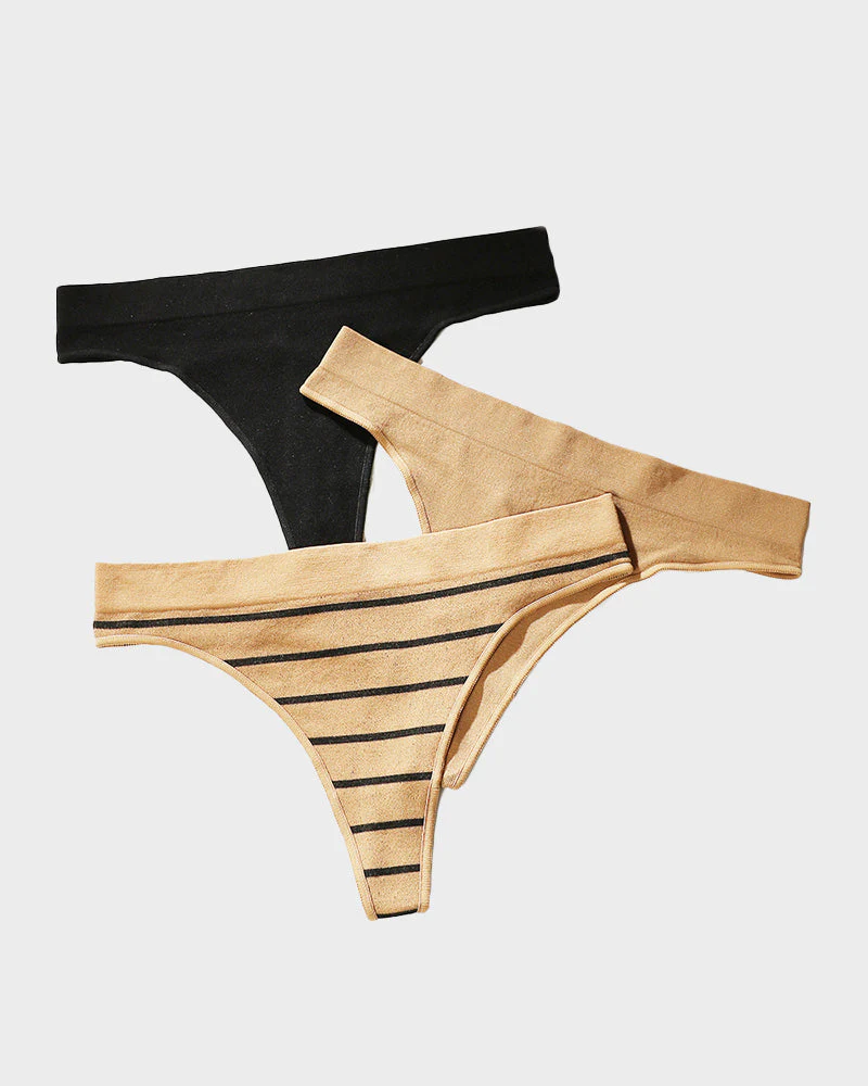 Comfy Low-Rise Thong Panty (3 Pack) - Image 2