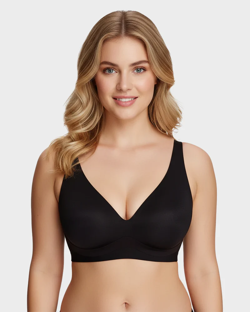 Supportive Wireless Deep-V Bra - Image 12
