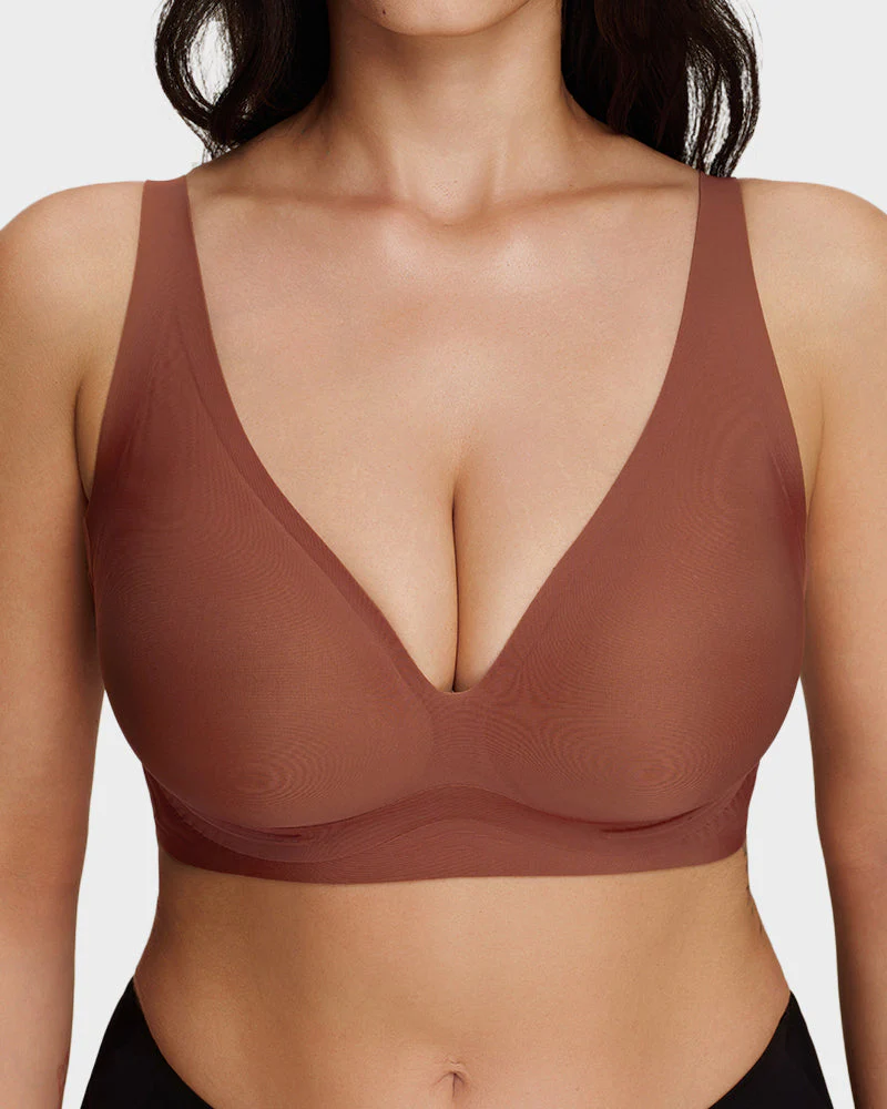 Supportive Wireless Deep-V Bra - Image 19
