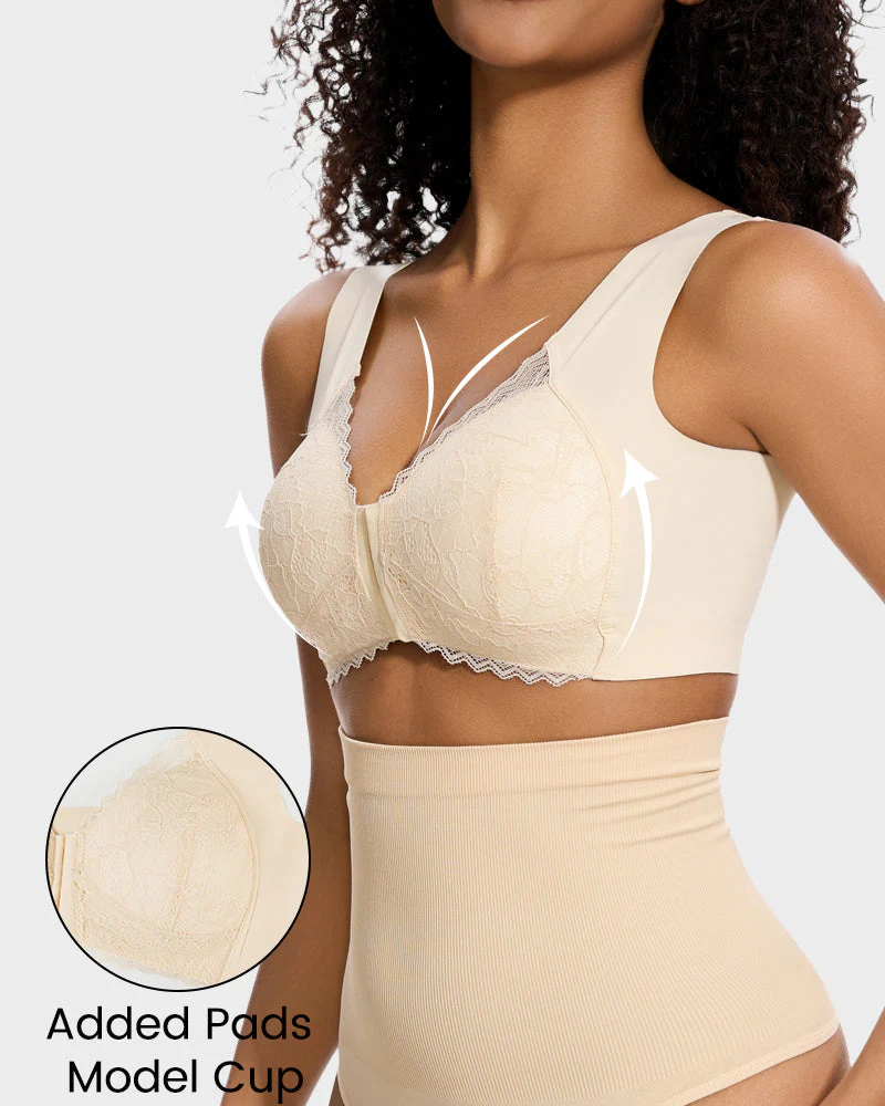Front Closure '5D' Shaping  Wireless Bra - Image 14