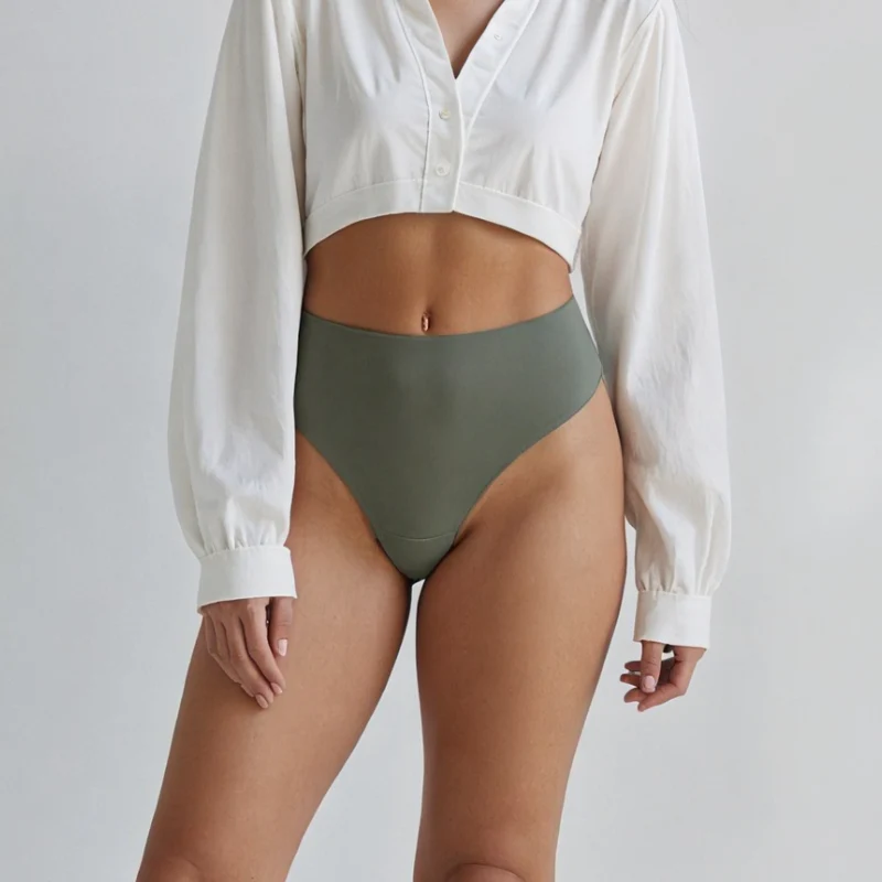 High-Rise Invisible Camel Toe Thong - Image 12