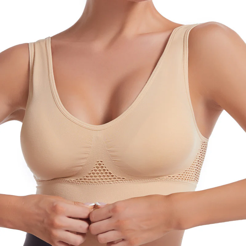 Seamless Sports Comfortable Breathable High Support Bra - Image 6