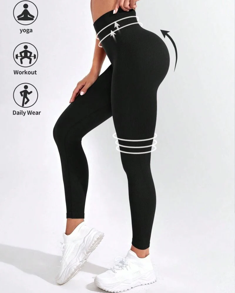 ⚡Flash Sale⚡ High Waist Tummy Control Butt Lifting Leggings - Image 8