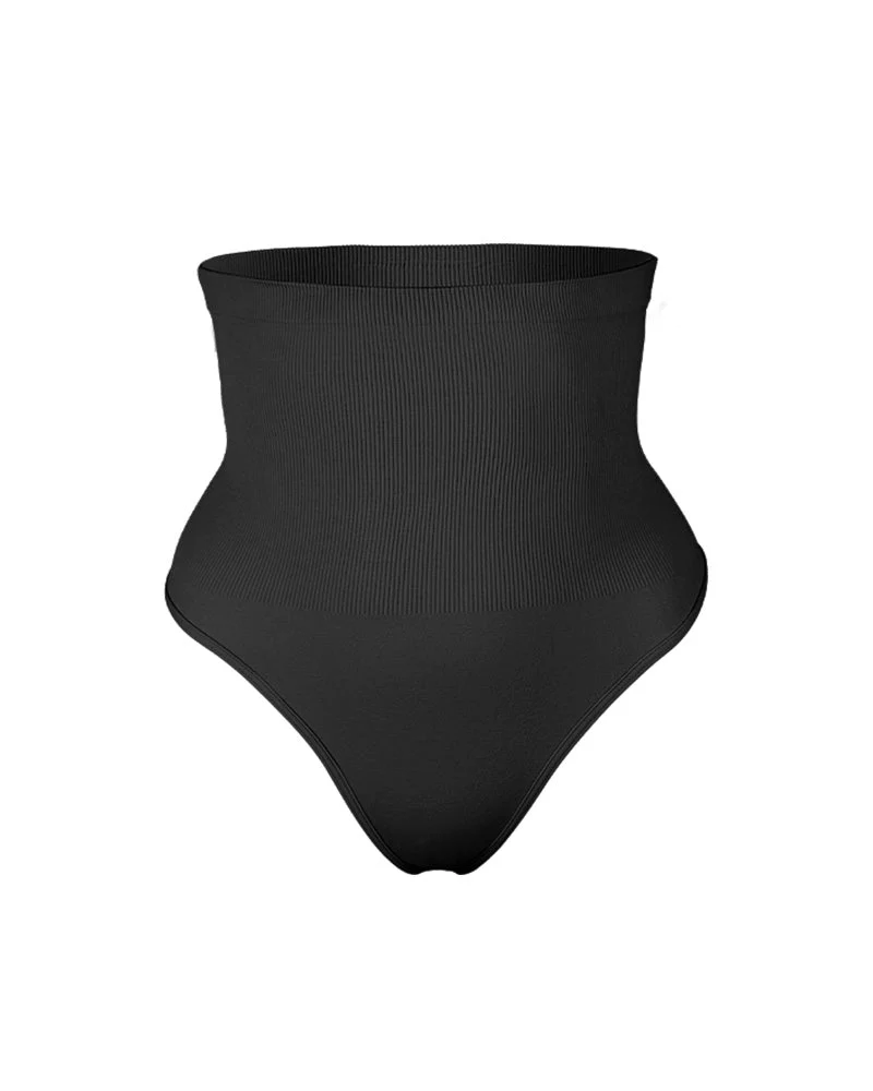 High Waist Tummy Control Thong Panty (2 Pack) - Image 15