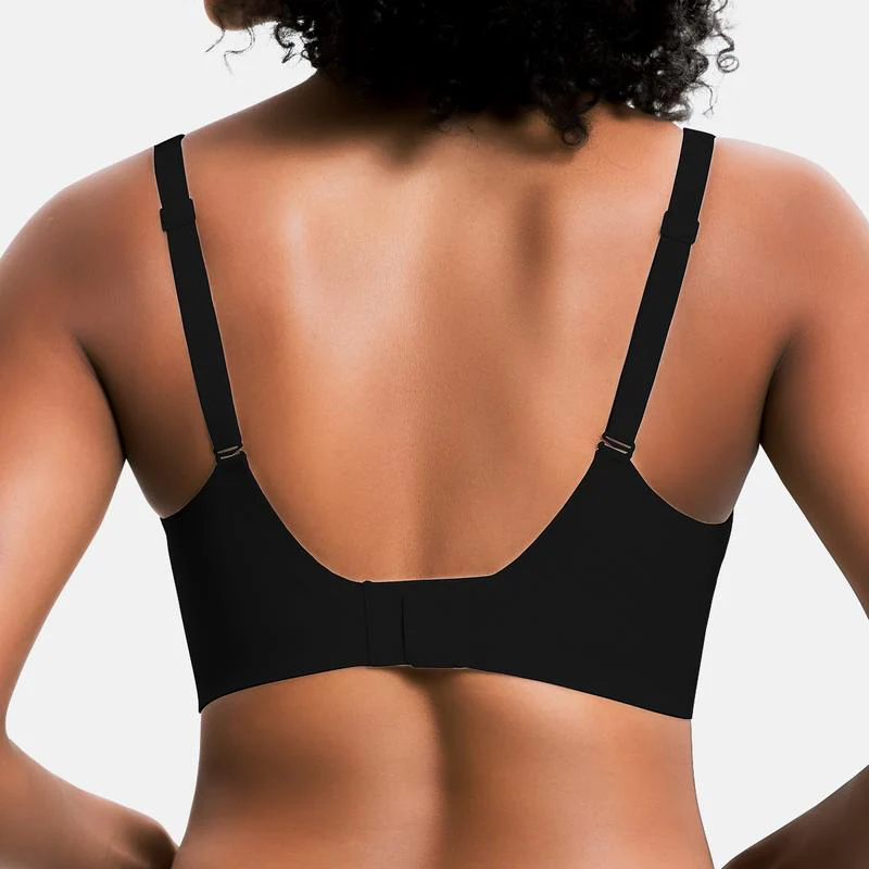 Jelly Wireless Seamless Deep V Push Up Bra - Image 5