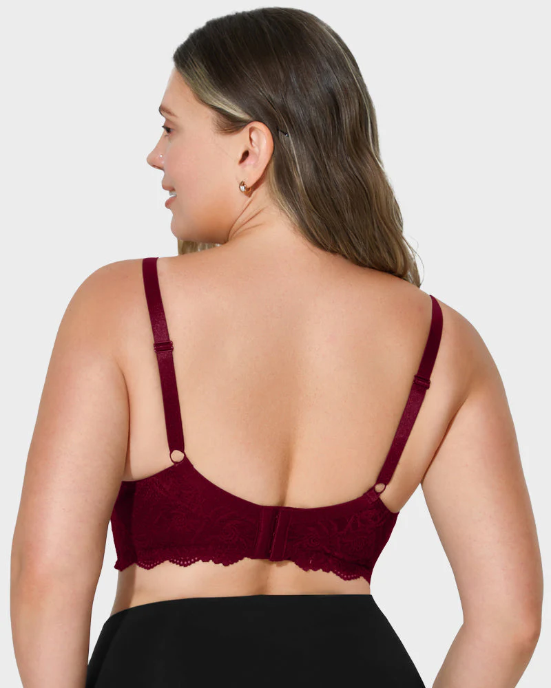 Lace Full Coverage Push Up Bra - Image 10