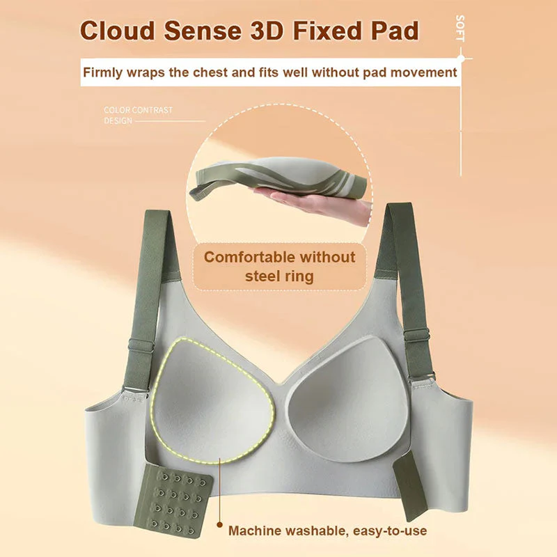 Lifting Anti-Sagging Wire-Free Push-up Bra - Image 8