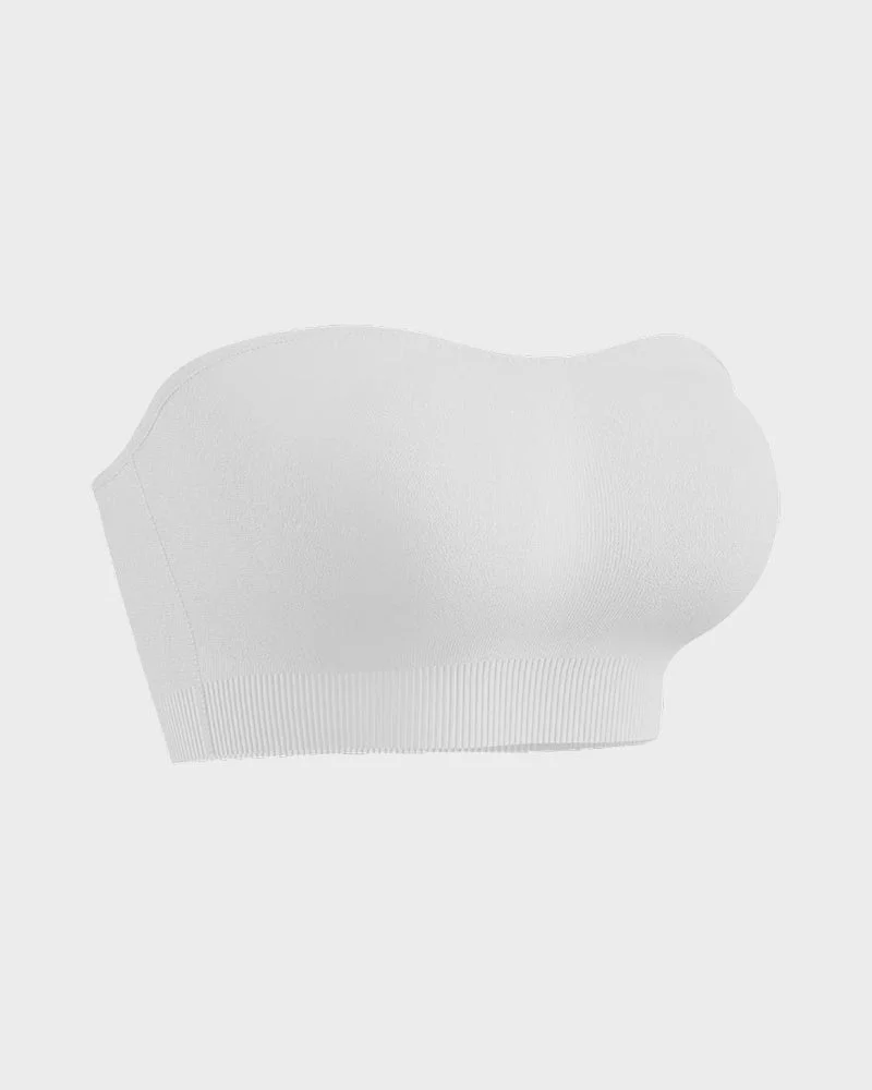 Non-Slip Bandeau Seamless Wireless Strapless Bra - Image 16