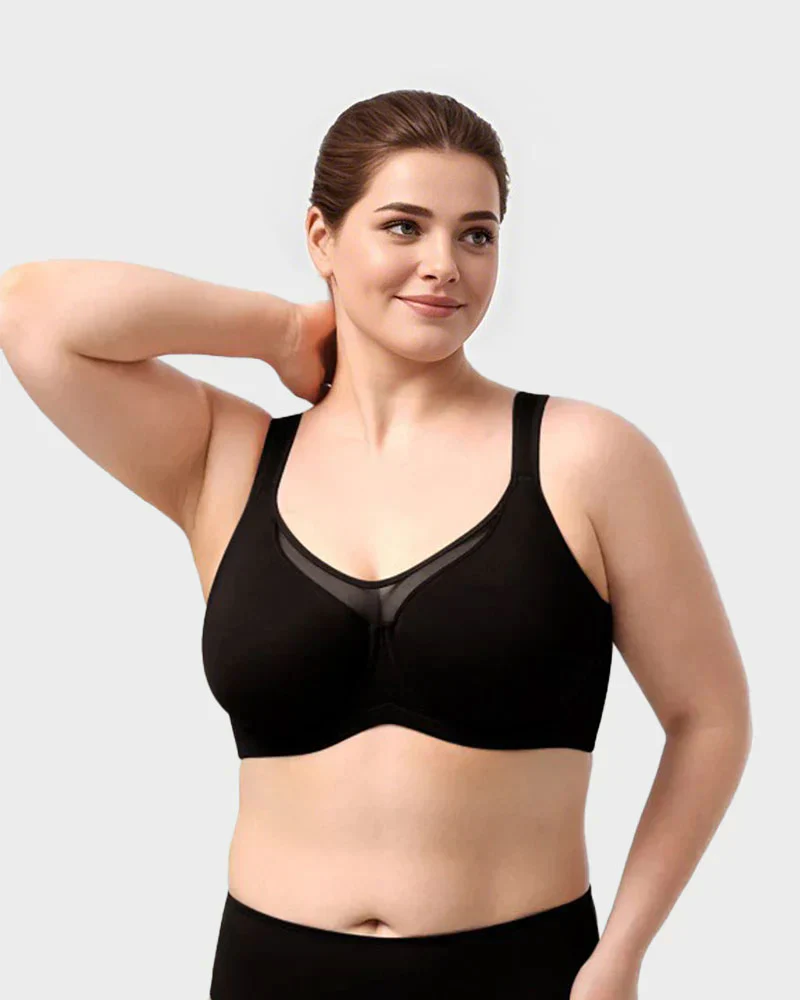 Plus Size Cooling Full Coverage Minimizer Bra - Image 8