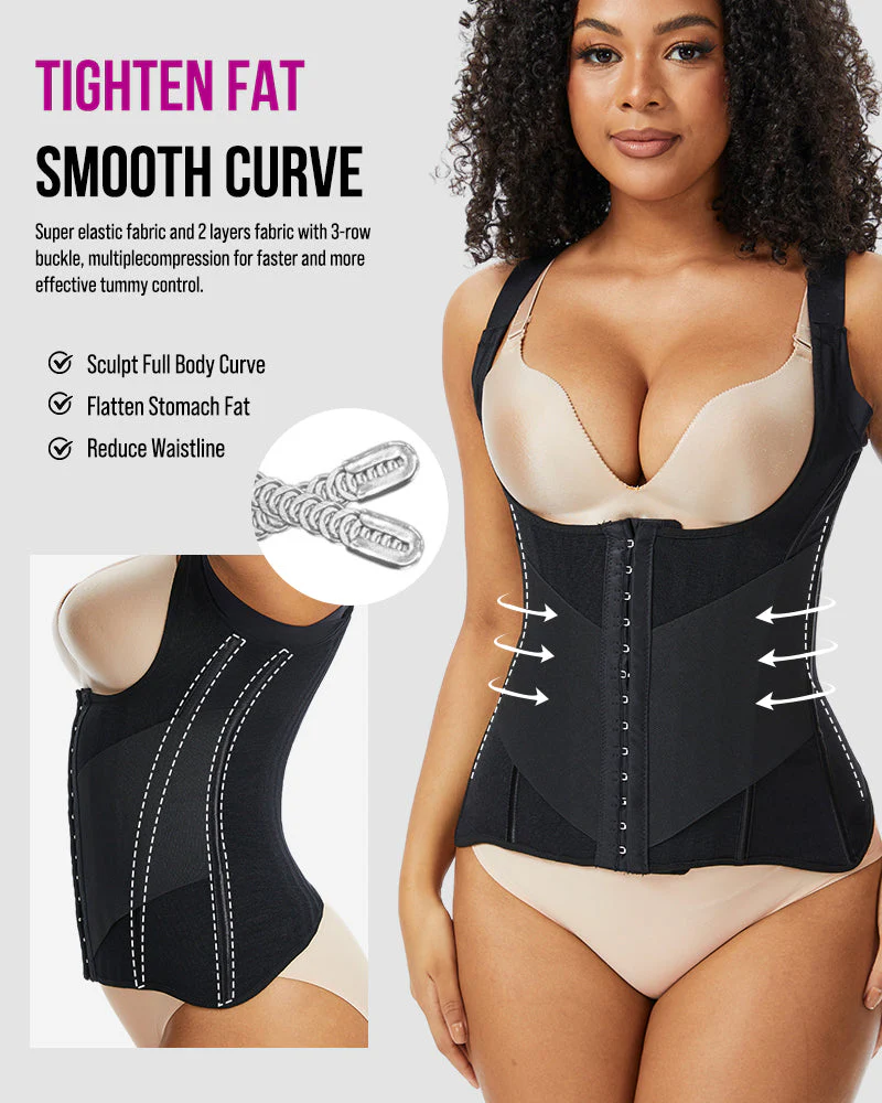 PowerMesh Double-Layer Waist Trainer Shapewear - Image 3