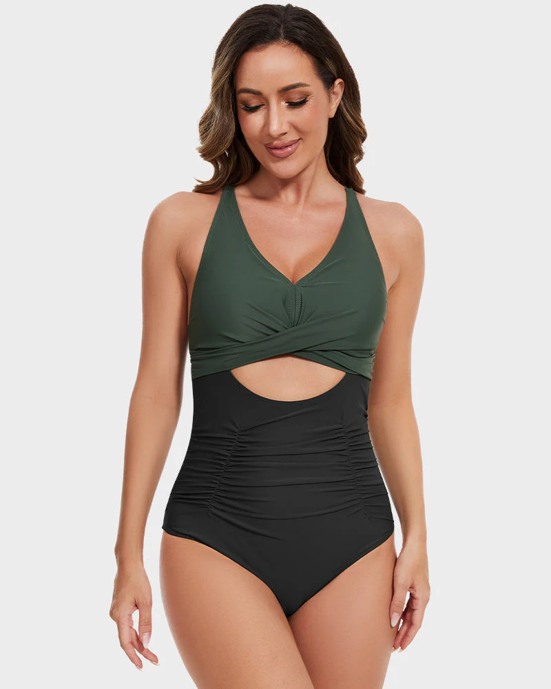 Push Up Tummy Control One Piece Swimsuit - Image 23