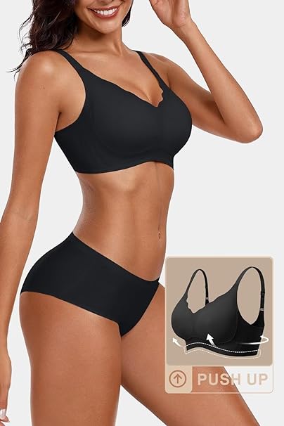 Seamless Comfort Smoothing Push Up Bra - Image 8