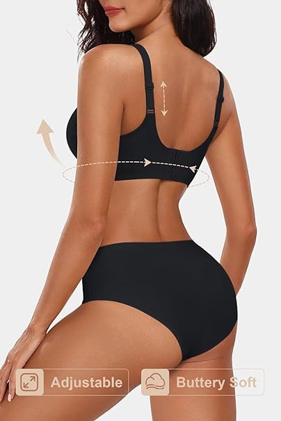 Seamless Comfort Smoothing Push Up Bra - Image 9