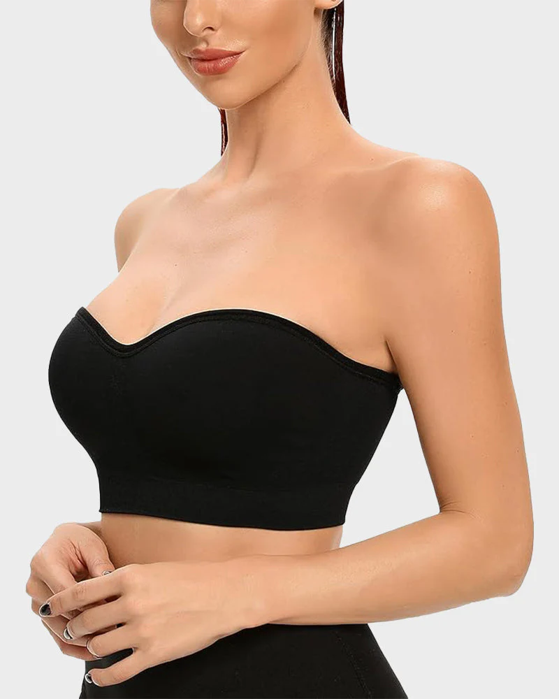 Seamless Non-Slip Strapless Wireless Bandeau Bra - Image 20
