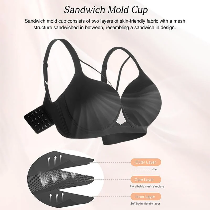 Seamless Push Up Padding Bras - Image 4