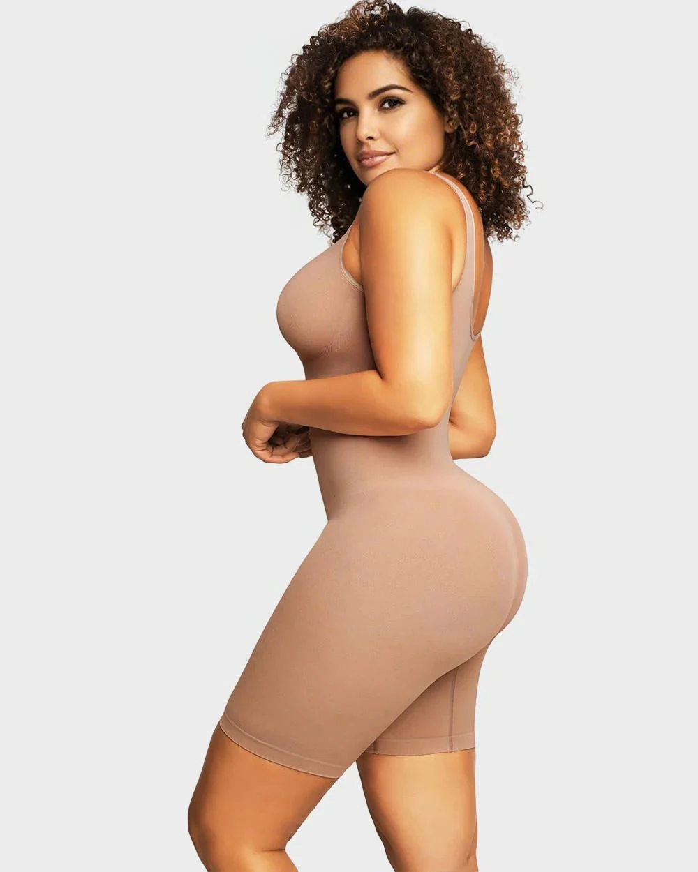 Seamless Sculpting Mid Thigh Bodysuit - Image 8