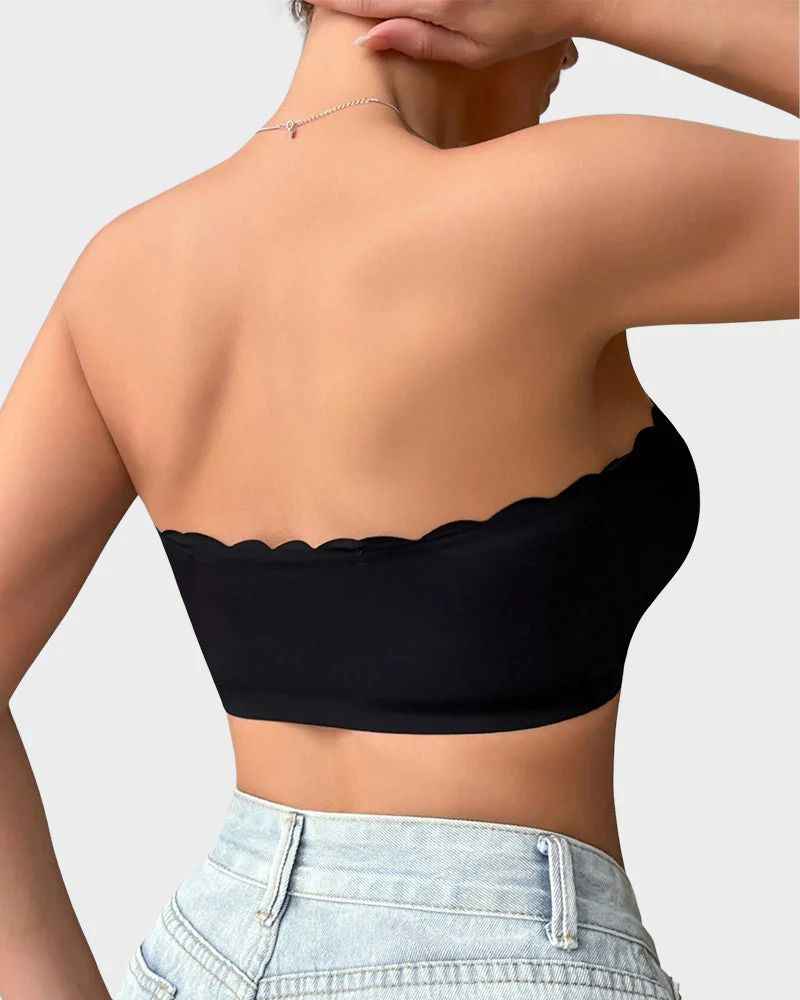 Strapless Front Closure Leopard Print Bra - Image 4