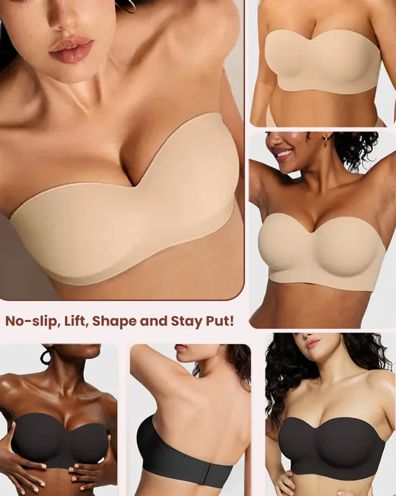 Strapless Push-Up Bralette – Wireless, Non-Slip & Seamless - Image 9
