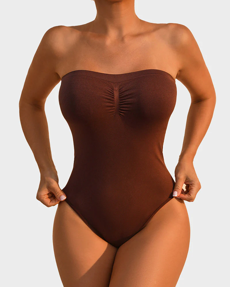 Strapless Tummy Control Sculpting Bodysuit - Image 10