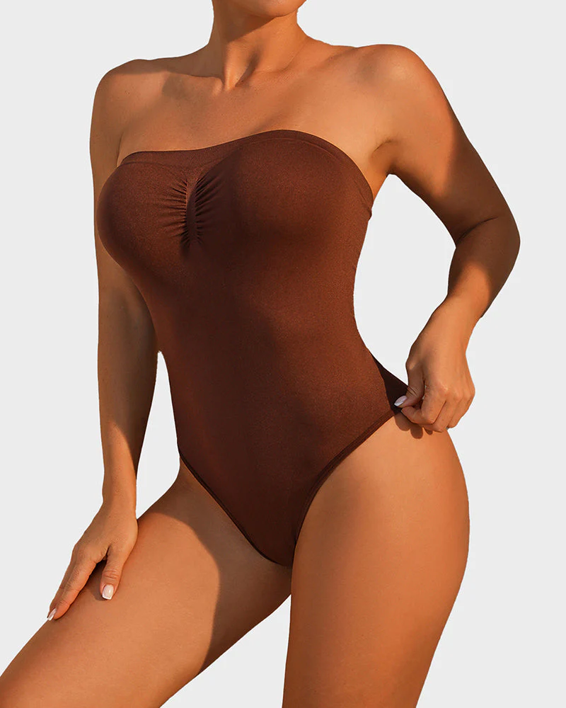 Strapless Tummy Control Sculpting Bodysuit - Image 4