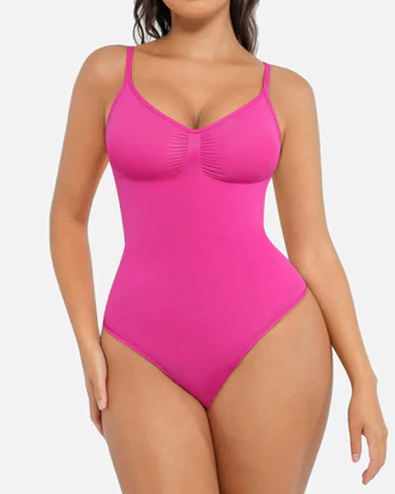 Tummy Control Bodysuit Seamless Sculpting Snatched Waist Body Suit Thong - Image 19
