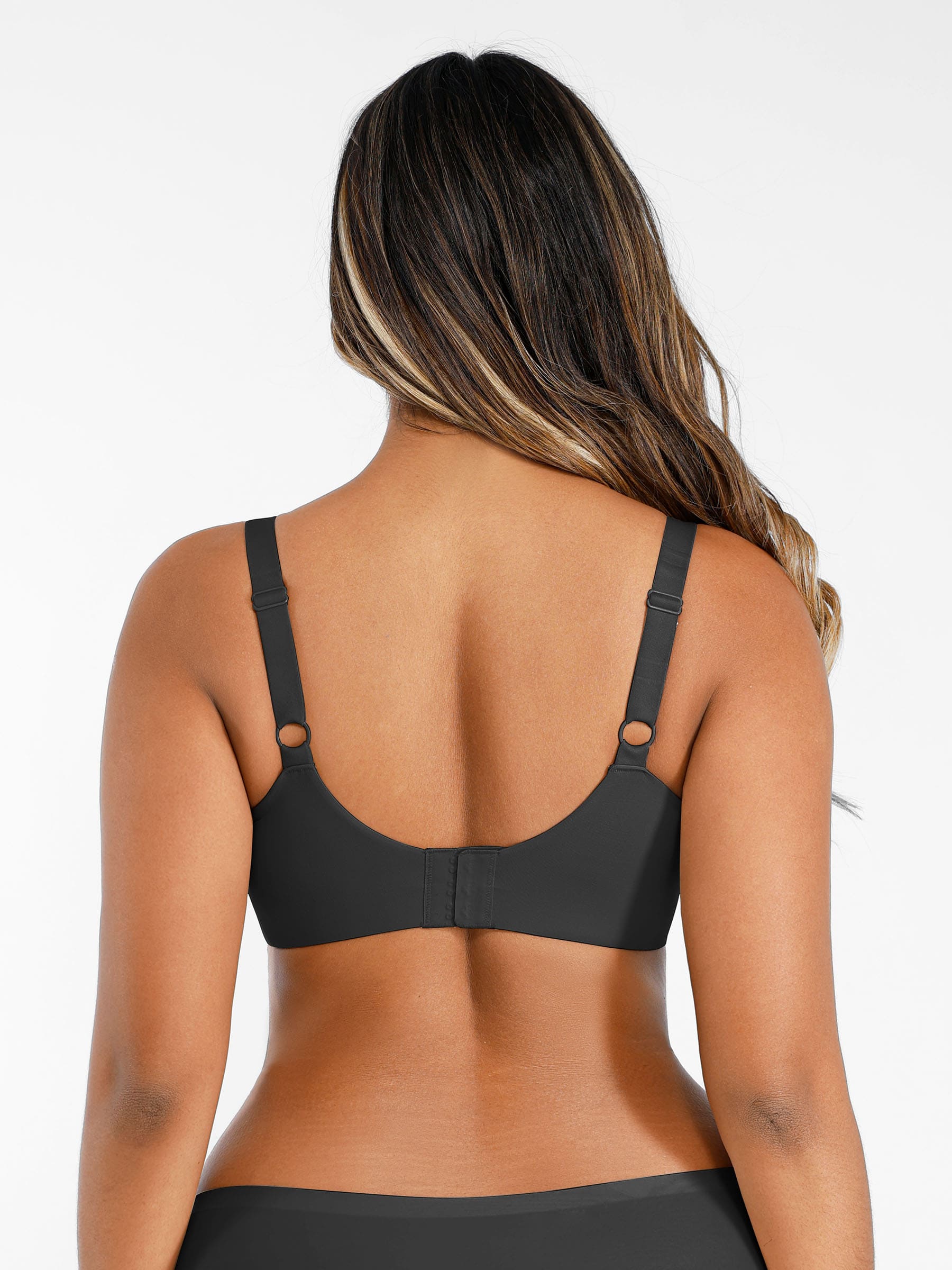 Underwire Adjustable Deep V-neck Bra - Image 18