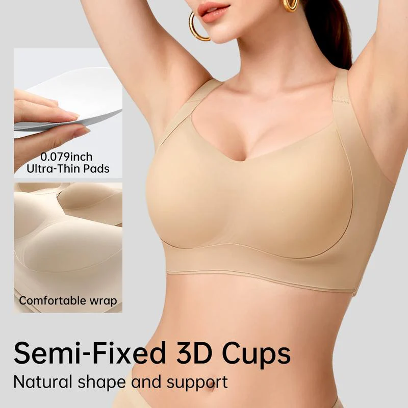 Wireless Push-Up Seamless Jelly Bra - Image 5