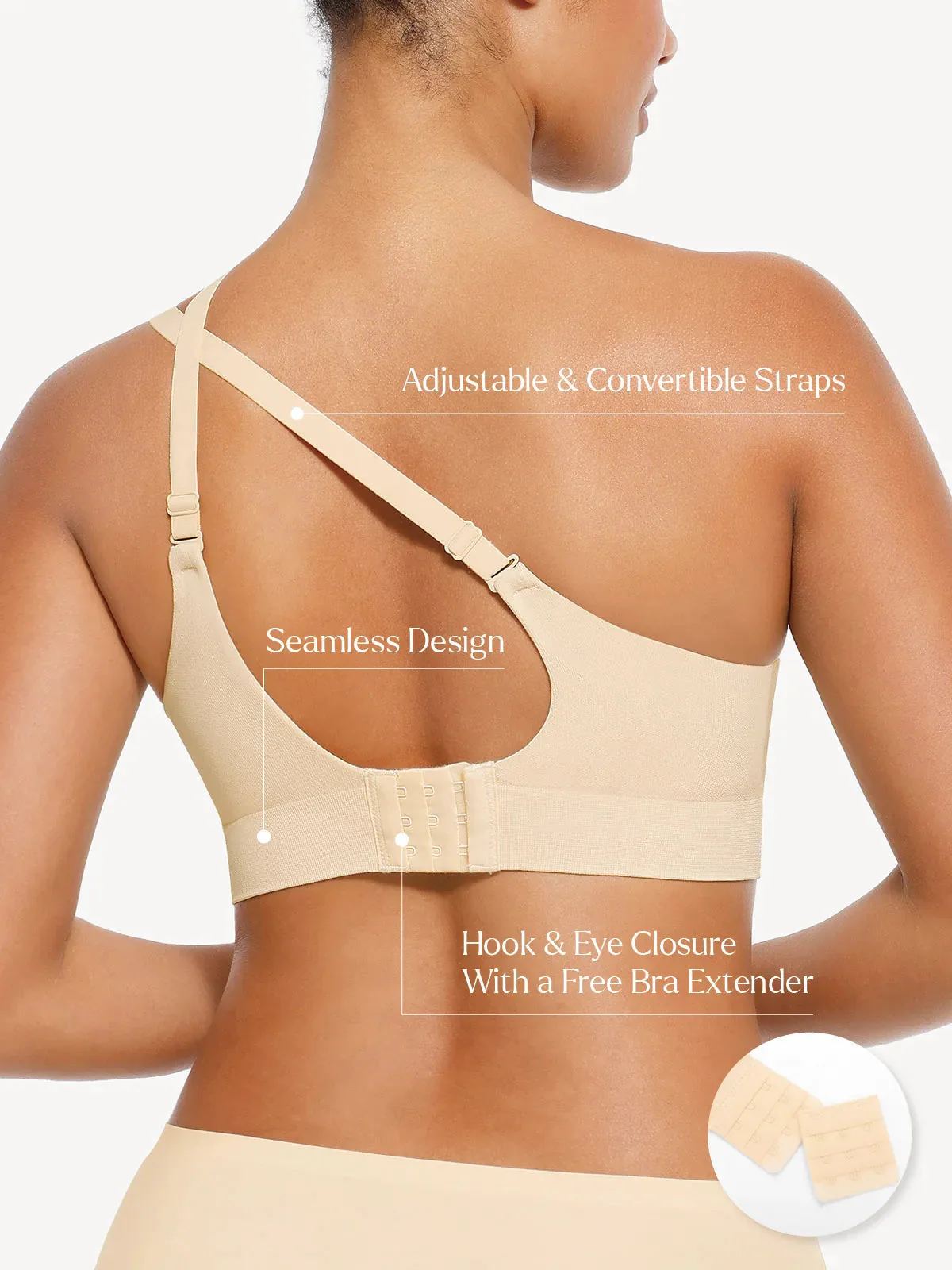Wireless Seamless Push-Up V-Neck Bra - Image 21