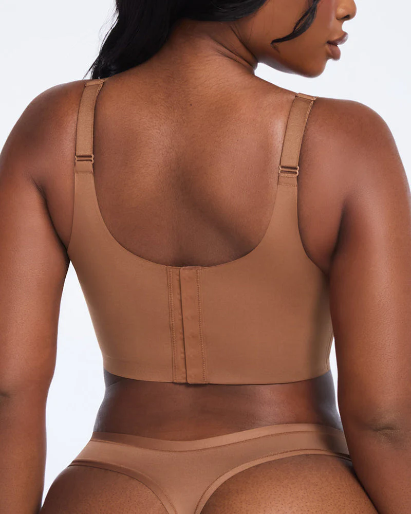Wireless V-Neck Back & Side Smoothing Bra - Image 14