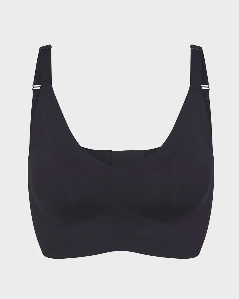 Wireless V-Neck Back & Side Smoothing Bra - Image 29