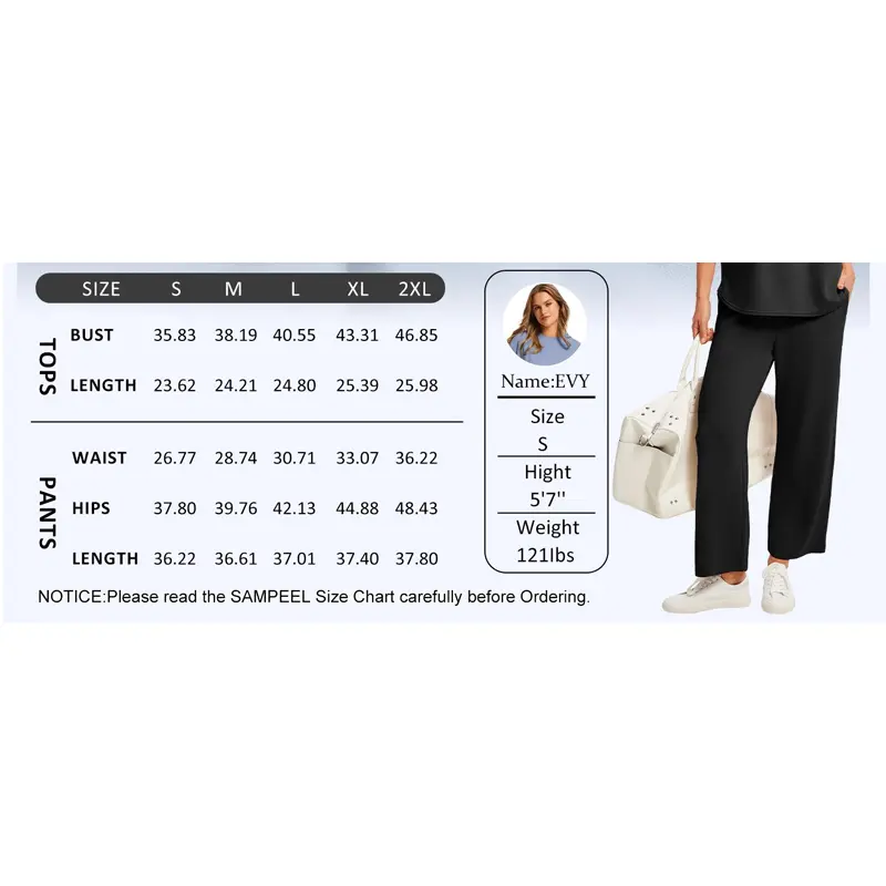 Women’s Two-Piece Set – Oversized Top & Wide-Leg Pants - Image 10