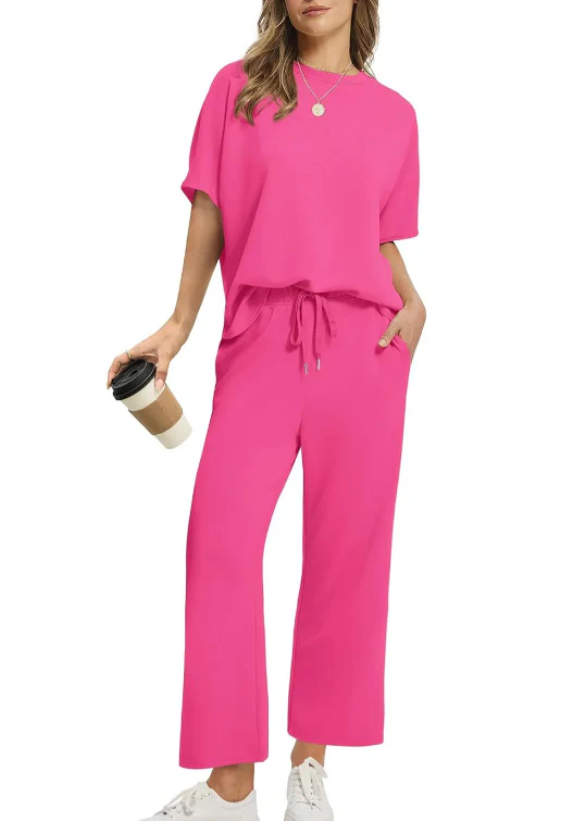 Women’s Two-Piece Set – Oversized Top & Wide-Leg Pants - Image 18