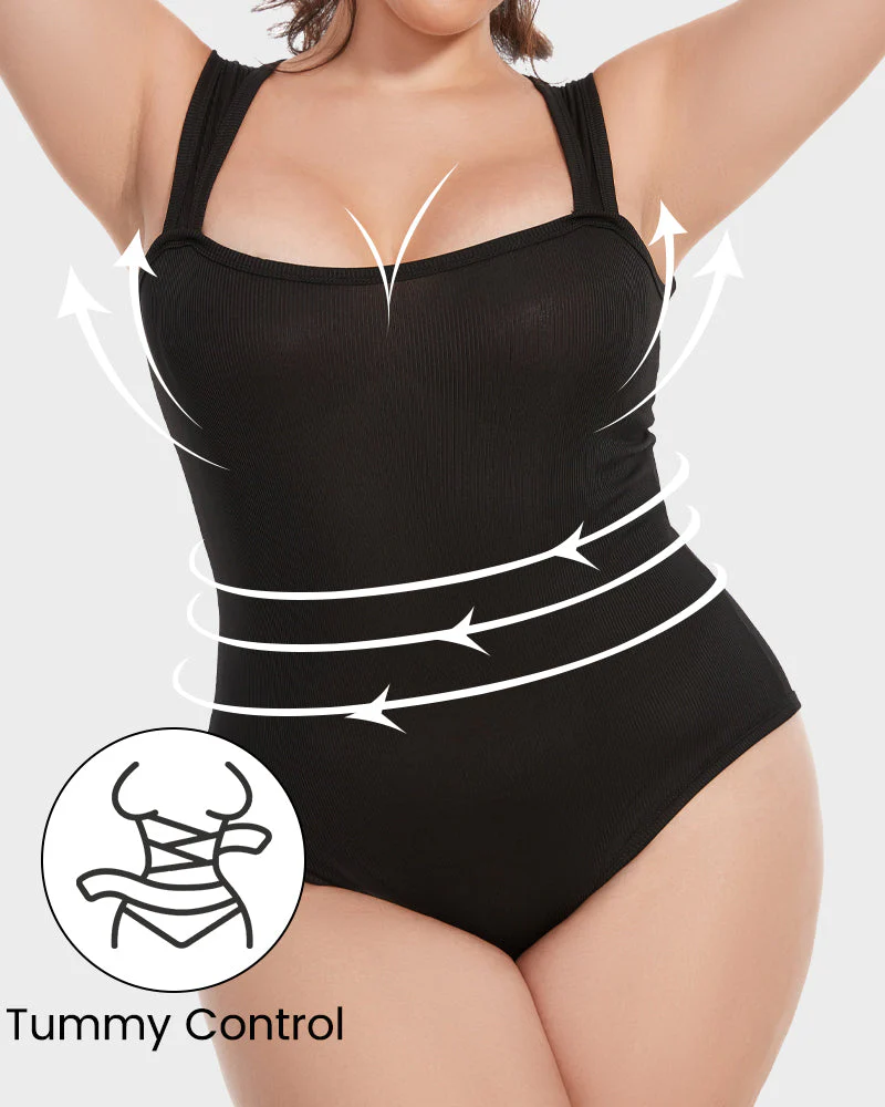 Sleeveless Tummy Control Tank Tops Bodysuits - Image 31