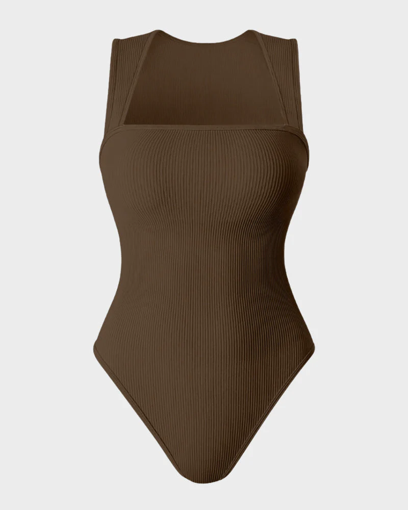 Sleeveless Tummy Control Tank Tops Bodysuits - Image 4
